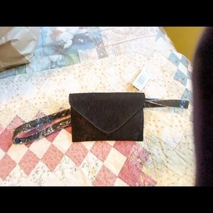 Torrid black lace hip sack waist bag 1X